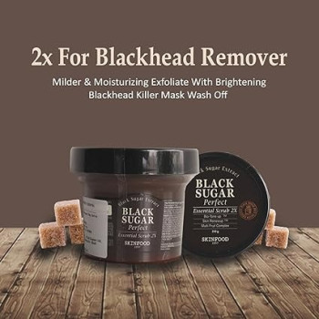 Skinfood Black Sugar Perfect Essential Scrub, 200G