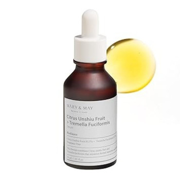 Mary And May Citrus Unshiu Fruit And Tremella Fuciformis Serum Improves Skin Tone And Blemish, 30Ml