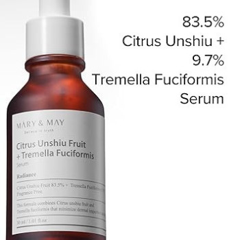 Mary And May Citrus Unshiu Fruit And Tremella Fuciformis Serum Improves Skin Tone And Blemish, 30Ml