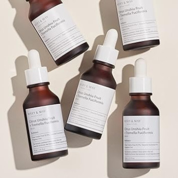 Mary And May Citrus Unshiu Fruit And Tremella Fuciformis Serum Improves Skin Tone And Blemish, 30Ml