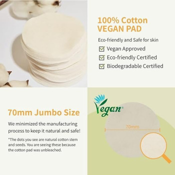 Numbuzin No.3 Radiance Glowing Jumbo Essence Pad 70 Pads, 150Ml