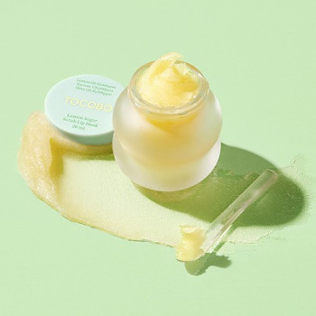 Tocobo Lemon Sugar Scrub Lip Mask, Eliminate Dry And Revealing A Smoother Texture, 20Ml