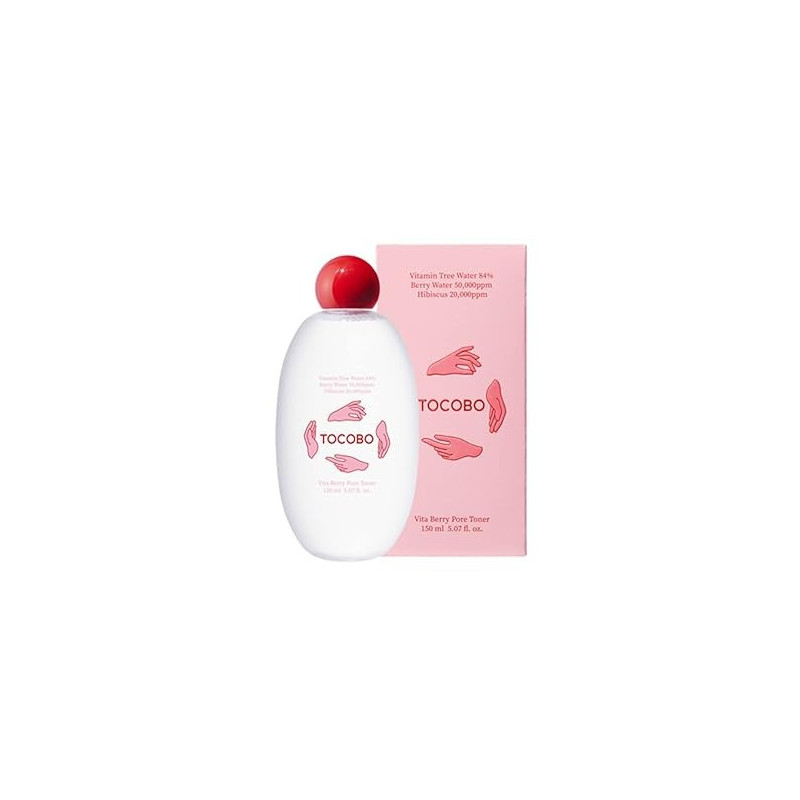 Tocobo Vita Berry Pore Toner, Vitamin Facial Toner, Pore Tightening Toner, For Oily And Combination Skin, Korean Skincare, 150Ml