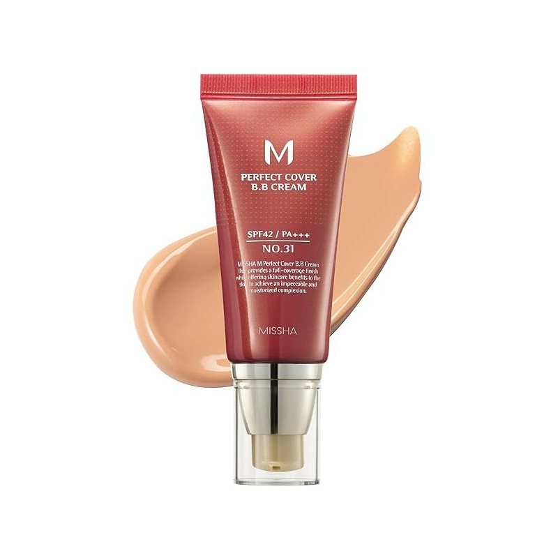 Missha M Perfect Cover Bb Cream Spf42/Pa+++, No. 25 Warm Beige, 50Ml