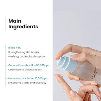 Tocobo Bifida Biome Essence, All In One, Skin Repair Serum, Skin Barrier Essence, 50Ml