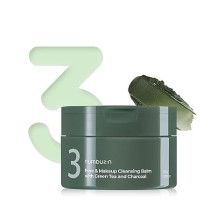 Numbuzin No.3 Pore And Makeup Cleansing Balm With Green Tea And Charcoal, Quick And Easy Cleansing, Reduces Blackheads, 85G