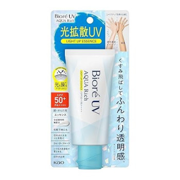 Biore Uv Aqua Rich Light Up Essence Spf50 + Pa ++++ Sunscreen, 70G