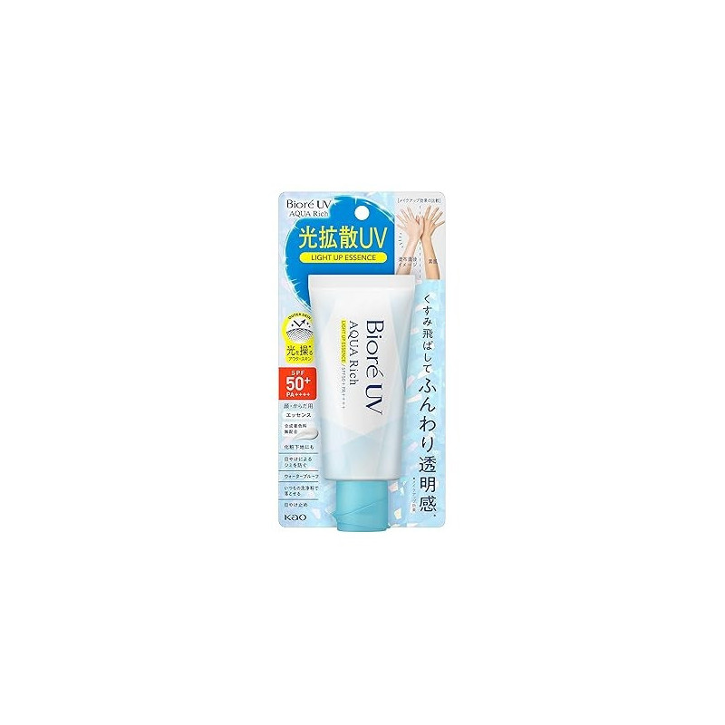 Biore Uv Aqua Rich Light Up Essence Spf50 + Pa ++++ Sunscreen, 70G