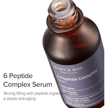 Mary And May Women 6 Peptide Anti-Aging Benefits, Multicolour
