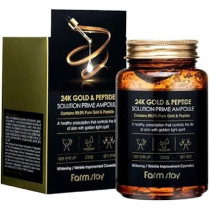 Farmstay 24K Gold And Peptide Solution Prime Ampoule Whitening And Wrinkle, 250Ml