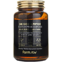 Farmstay 24K Gold And Peptide Solution Prime Ampoule Whitening And Wrinkle, 250Ml