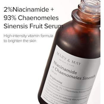 Mary And May Niacinamide And Chaenomeles Sinensis Serum, 30Ml