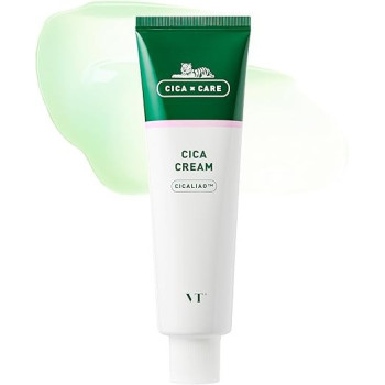 Vt Cosmetics Cica Cream Cicalio Facial Care Cream, Skin Relax, Redness Skin Cream, 50Ml