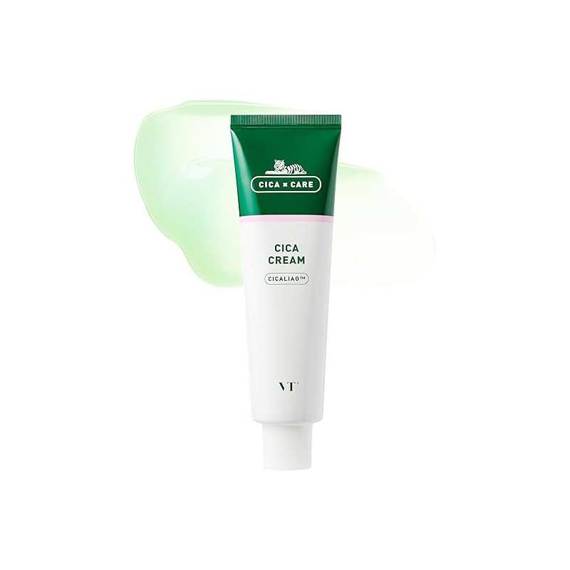 Vt Cosmetics Cica Cream Cicalio Facial Care Cream, Skin Relax, Redness Skin Cream, 50Ml