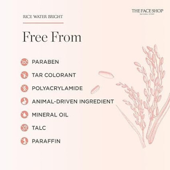 The Face Shop Facial Cleanser, Natural Rice Water Rich Cleansing Oil Moisturizer For Dry Or Oily Skin, 150 Ml, 2 Count