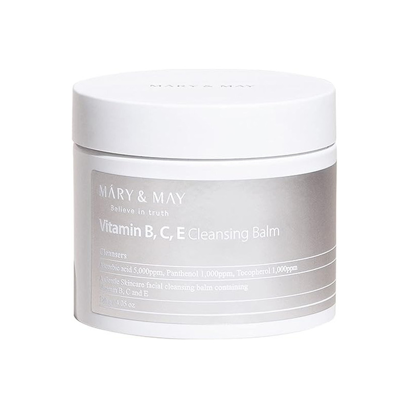 Mary and May Vitamin B.C.E Cleansing Balm Gentle On Skin Effective Cleansing, 120G