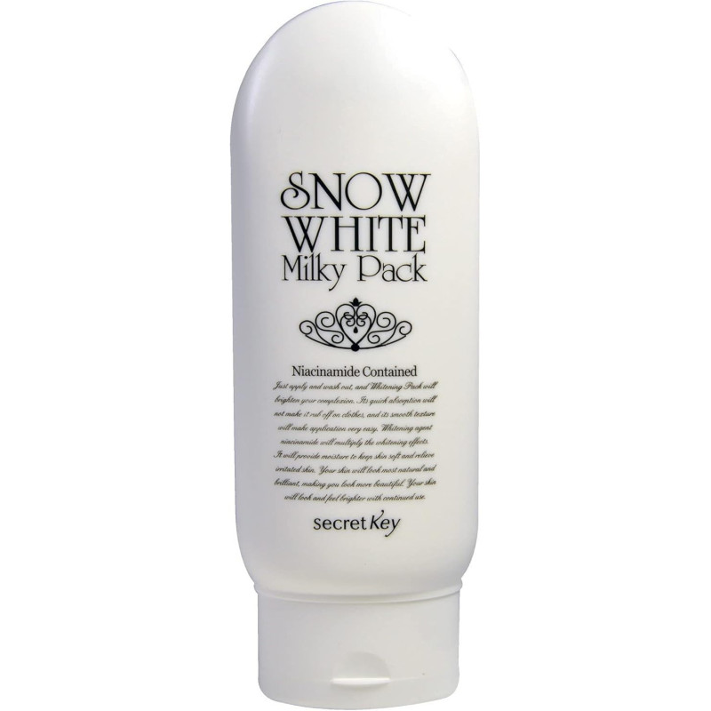 Secret Key Snow White Milky Pack, Brightening, Moisturizing