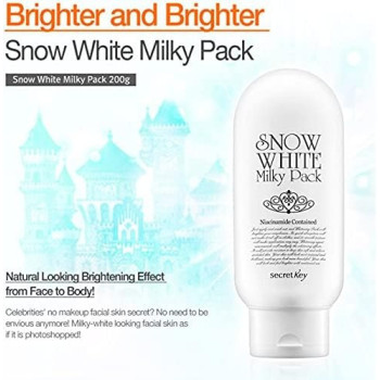 Secret Key Snow White Milky Pack, Brightening, Moisturizing