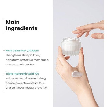 Tocobo Multi Ceramide Cream, Moisture Cream, Ceramide Moisturizer, Korean Skin Care, 50Ml