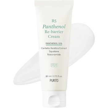 Purito B5 Panthenol Re-Barrier Cream, Rich Moisturizing Cream, Moisturizing, 80Ml