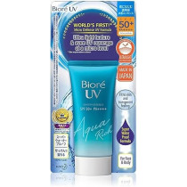Biore Japan Aqua Rich Watery Essence Sunblock Sunscreen, Spf50, Blue, 50 G