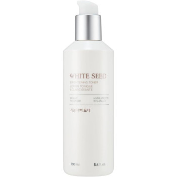 The Face Shop Whiteseed Brightening Toner, Long Lasting Moisture, Skin Brightening And Healthy, Botanical Skincare Moisturizer, Skin Texture And Clarity Improvement, Dullness Reducing, 160Ml
