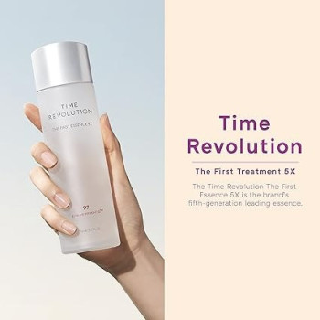 Missha Time Revolution The First Essence , 5Th Gen, 150Ml, Face Serum That Moisturizes And Smoothes The Skin Creating A Clean Base