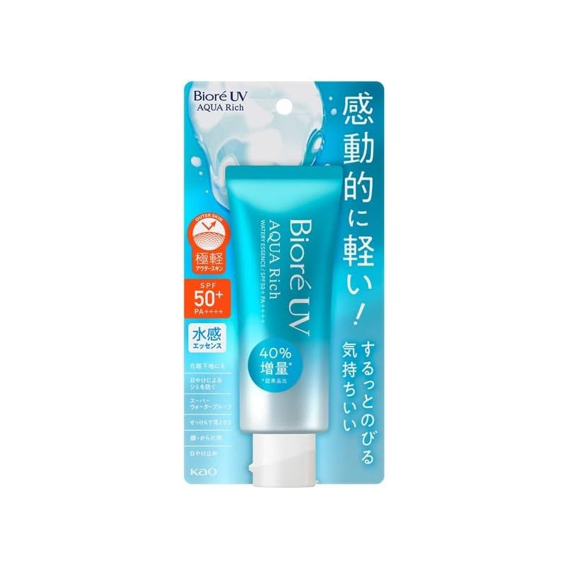 Biore Uv Aqua Rich Watery Essence With Spf50+/Pa++++, Pack Of 1