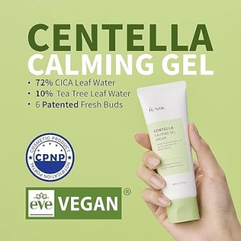 Iunik Centella Calming Gel Cream For All Type Of Skin, 60 Ml