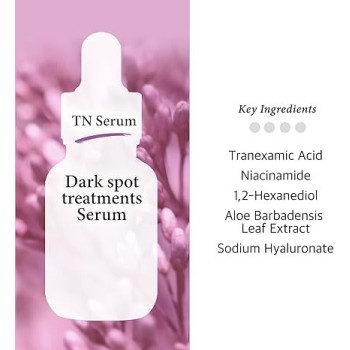 Cos De Baha Tranexamic Acid 5 Percentage Serum With Niacinamide 5 Percentage For Face/Neck , Helps To Reduce The Look Of Hyper, Pigmentation, Discoloration, Dark Spots, Remover Melasma, 30 Ml