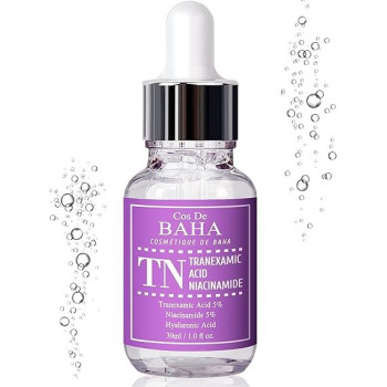 Cos De Baha Tranexamic Acid 5 Percentage Serum With Niacinamide 5 Percentage For Face/Neck , Helps To Reduce The Look Of Hyper, Pigmentation, Discoloration, Dark Spots, Remover Melasma, 30 Ml