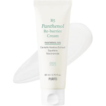 Purito B5 Panthenol Re Barrier Cream, 80Ml, Rich Moisturizing Cream With 10 Percentage Panthenol For Strenthening The Skin Barrier, No Silicones, No Peg, No Essential Oils, Vegan, Korean Skincare
