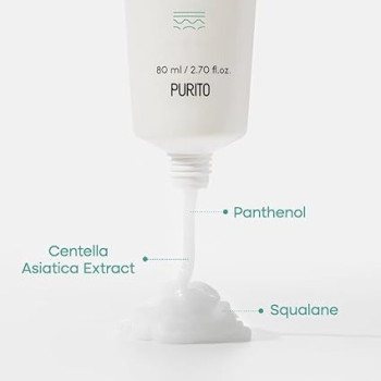 Purito B5 Panthenol Re Barrier Cream, 80Ml, Rich Moisturizing Cream With 10 Percentage Panthenol For Strenthening The Skin Barrier, No Silicones, No Peg, No Essential Oils, Vegan, Korean Skincare
