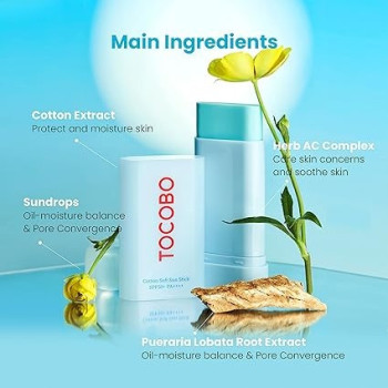 Tocobo Cotton Soft Sun Stick Spf50+ Pa++++, 19 Gram