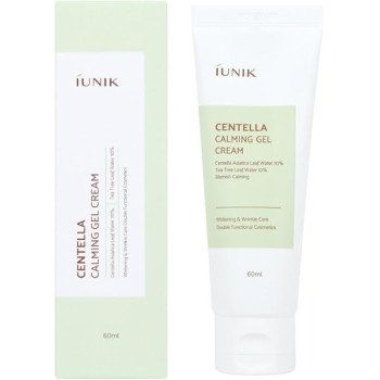Iunik Centella Calming Gel Cream, Whitening And Wrinkle Care, 60 Ml