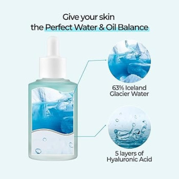 Numbuzin No.6 Deep Sleep Mask Serum, Instant, Long Lasting Hydration, Hyaluronic Acid, Niacinamide, Refreshing Iceland Glacier Water, Korean Skin Care For Face, 50 Ml