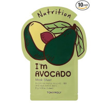 Tonymoly Im Real Avocado Sheet Mask, 10 Count, Pack Of 1, 21 G
