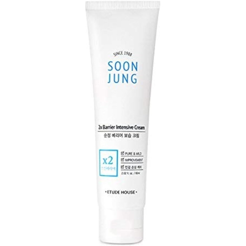 Etude House Soon Jung 2X Barrier Intensive Cream, 60 Ml
