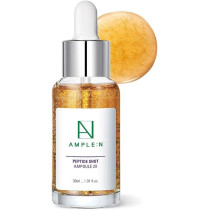 Ample:N Peptide Shot Ampoule 2X, Intensive Age Defying Concentrate Face Serum With Peptide Threads, Erasing Wrinkles And Improve Firmness, Lifting Sagging Skin, Plump, Repairs Skin, 30 Ml