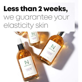 Ample:N Peptide Shot Ampoule 2X, Intensive Age Defying Concentrate Face Serum With Peptide Threads, Erasing Wrinkles And Improve Firmness, Lifting Sagging Skin, Plump, Repairs Skin, 30 Ml