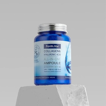 Farm Stay Collagen And Hyaluronic Acid All In One Ampoule, 250 Ml