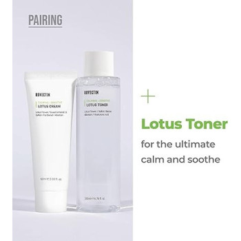 Rovectin Clean Lotus Water Cream, Gentle And Vegan Moisturizer For Skin Purifying, 60 Ml