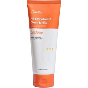 Jumiso All Day Vitamin Clean And Mild Facial Cleanser, 150Ml, Low Ph, Vitamin, Vegan, Sensitive Skin