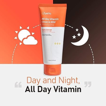 Jumiso All Day Vitamin Clean And Mild Facial Cleanser, 150Ml, Low Ph, Vitamin, Vegan, Sensitive Skin