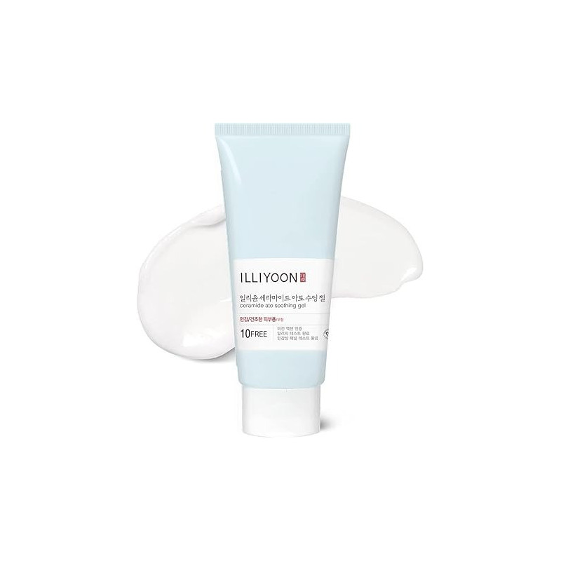 Illiyoon Ceramide Ato Soothing Gel, 175Ml, High Moisturizing Cooling Gel Lotion For Tired And Dry Skin