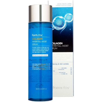 Farm Stay Collagen Water Full Moist Serum For Skin, 250 Ml