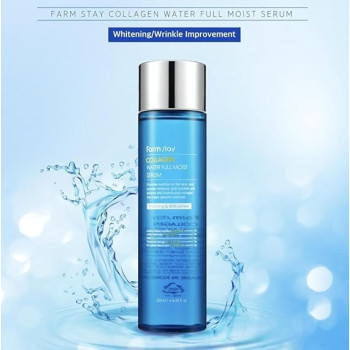Farm Stay Collagen Water Full Moist Serum For Skin, 250 Ml