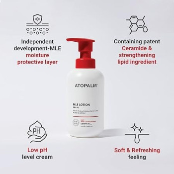 Atopalm Mle Lotion, 48 Hour Long Hydration For All Ages From Babies To Adults With Sensitive Skin, 120 Ml