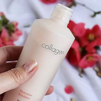 Its Skin Collagen Nutrition Emulsion, 150 Ml, Nutri Active Marine Collagen Firming Facial Emulsion, Revitalizing And Elasticity For Rough And Aging Skin