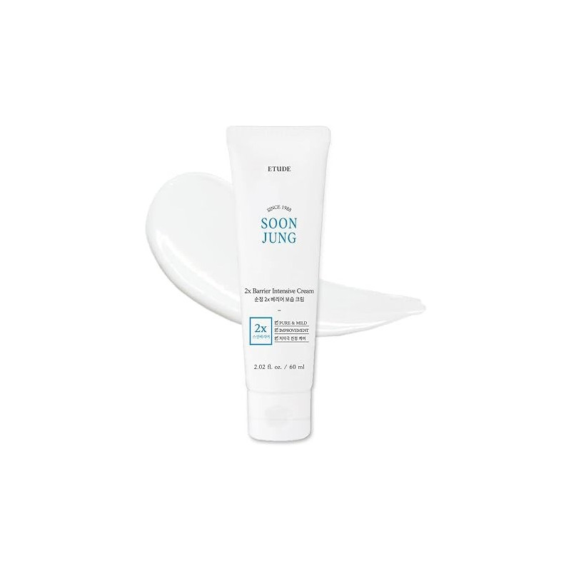 Etude House Soon Jung Intensive Cream, Pure And Mild, 60 Ml